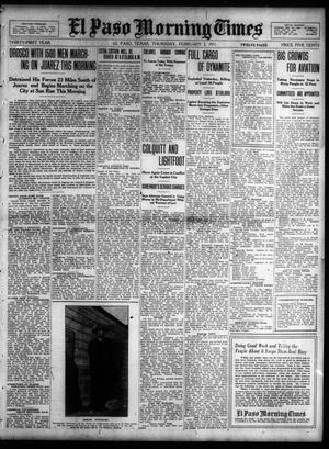 El Paso Morning Times (El Paso, Tex.), Vol. 31, Ed. 1 Thursday, February 2, 1911