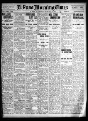 El Paso Morning Times (El Paso, Tex.), Vol. 31, Ed. 1 Friday, February 17, 1911