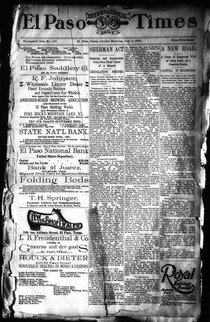 El Paso International Daily Times (El Paso, Tex.), Vol. 13, No. 156, Ed. 1 Sunday, July 2, 1893