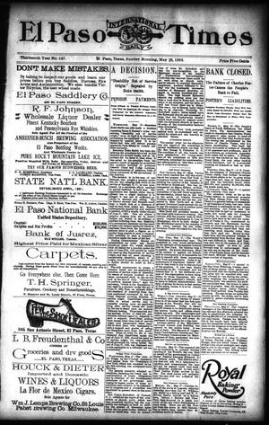 El Paso International Daily Times (El Paso, Tex.), Vol. 13, No. 127, Ed. 1 Sunday, May 28, 1893