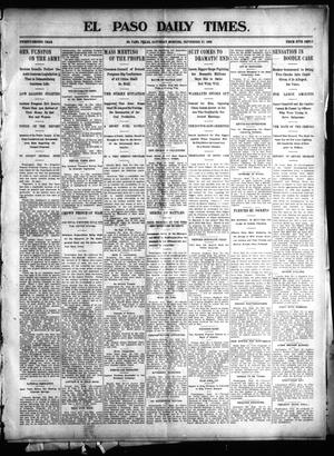 El Paso Daily Times. (El Paso, Tex.), Vol. 22, Ed. 1 Saturday, September 27, 1902