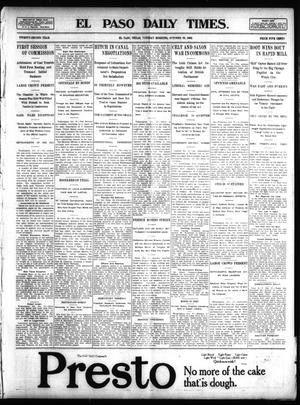 El Paso Daily Times. (El Paso, Tex.), Vol. 22, Ed. 1 Tuesday, October 28, 1902