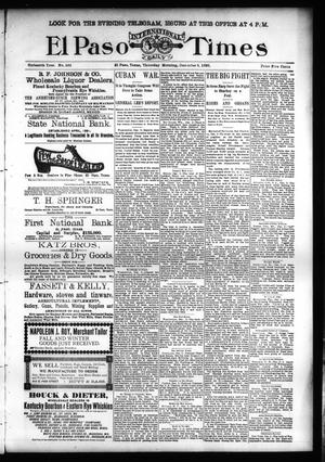 El Paso International Daily Times (El Paso, Tex.), Vol. SIXTEENTH YEAR, No. 292, Ed. 1 Thursday, December 3, 1896