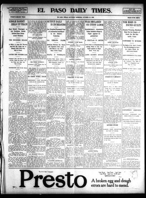 El Paso Daily Times. (El Paso, Tex.), Vol. 22, Ed. 1 Saturday, October 25, 1902