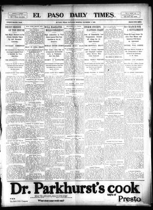 El Paso Daily Times. (El Paso, Tex.), Vol. 22, Ed. 1 Saturday, December 6, 1902