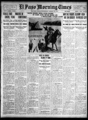El Paso Morning Times (El Paso, Tex.), Vol. 31, Ed. 1 Wednesday, March 22, 1911
