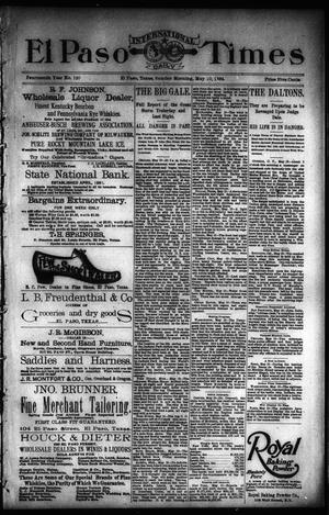 El Paso International Daily Times (El Paso, Tex.), Vol. 14, No. 120, Ed. 1 Sunday, May 20, 1894