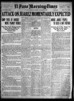 El Paso Morning Times (El Paso, Tex.), Vol. 31, Ed. 1 Saturday, February 4, 1911