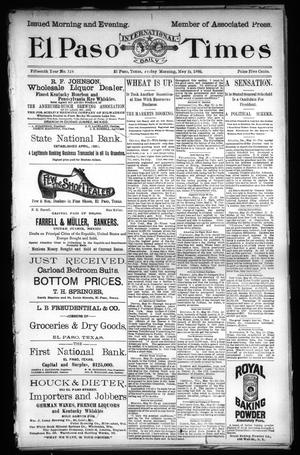 El Paso International Daily Times (El Paso, Tex.), Vol. Fifteenth Year, No. 123, Ed. 1 Friday, May 24, 1895