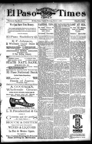 El Paso International Daily Times (El Paso, Tex.), Vol. 13, No. 56, Ed. 1 Tuesday, March 7, 1893