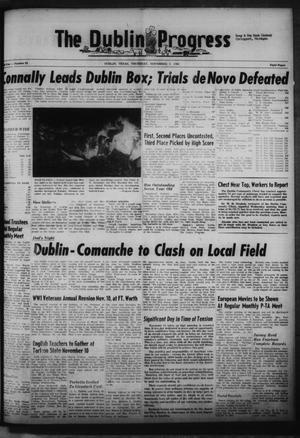 The Dublin Progress (Dublin, Tex.), No. 33, Ed. 1 Thursday, November 8, 1962