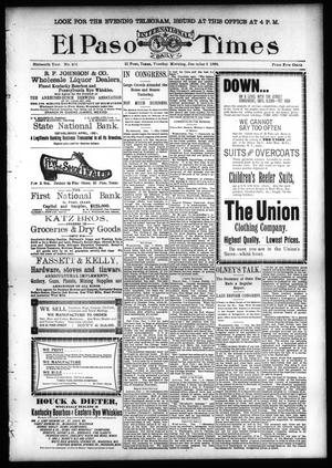 El Paso International Daily Times (El Paso, Tex.), Vol. SIXTEENTH YEAR, No. 296, Ed. 1 Tuesday, December 8, 1896
