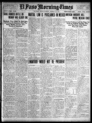 El Paso Morning Times (El Paso, Tex.), Vol. 31, Ed. 1 Sunday, March 12, 1911