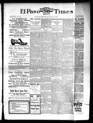 El Paso International Daily Times (El Paso, Tex.), Vol. SIXTEENTH YEAR, No. 214, Ed. 1 Wednesday, September 2, 1896