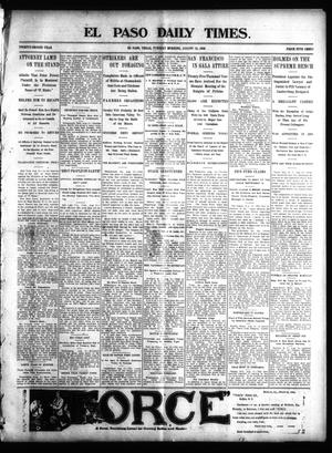 El Paso Daily Times. (El Paso, Tex.), Vol. 22, Ed. 1 Tuesday, August 12, 1902
