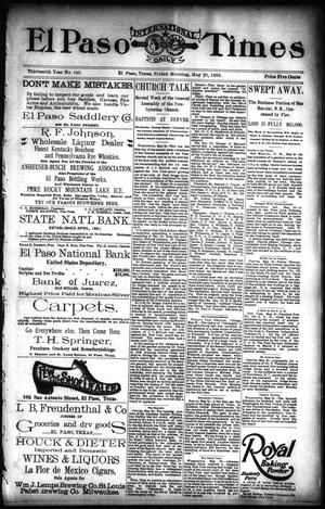 El Paso International Daily Times (El Paso, Tex.), Vol. 13, No. 125, Ed. 1 Friday, May 26, 1893