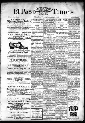 El Paso International Daily Times (El Paso, Tex.), Vol. SIXTEENTH YEAR, No. 55, Ed. 1 Wednesday, March 4, 1896