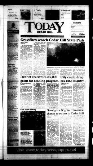 Primary view of object titled 'Today Cedar Hill (Duncanville, Tex.), Vol. 36, No. 21, Ed. 1 Thursday, August 9, 2001'.