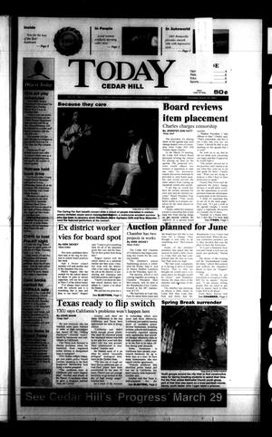 Primary view of object titled 'Today Cedar Hill (Duncanville, Tex.), Vol. 35, No. 52, Ed. 1 Thursday, March 22, 2001'.