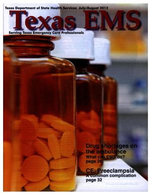 Primary view of object titled 'Texas EMS Magazine, Volume 33, Number 4, July/August 2012'.