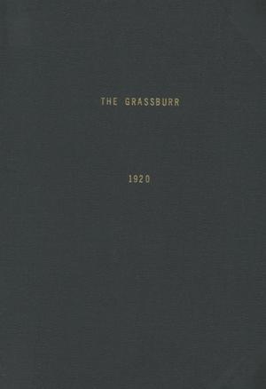 The Grassburr, Yearbook of John Tarleton Agricultural College, 1920