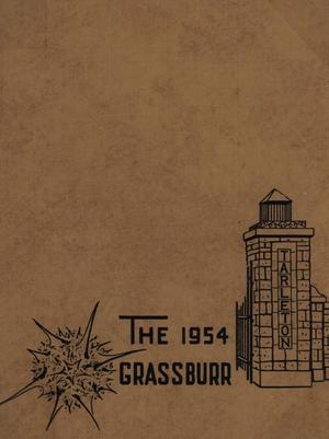 Primary view of object titled 'The Grassburr, Yearbook of Tarleton State College, 1954'.