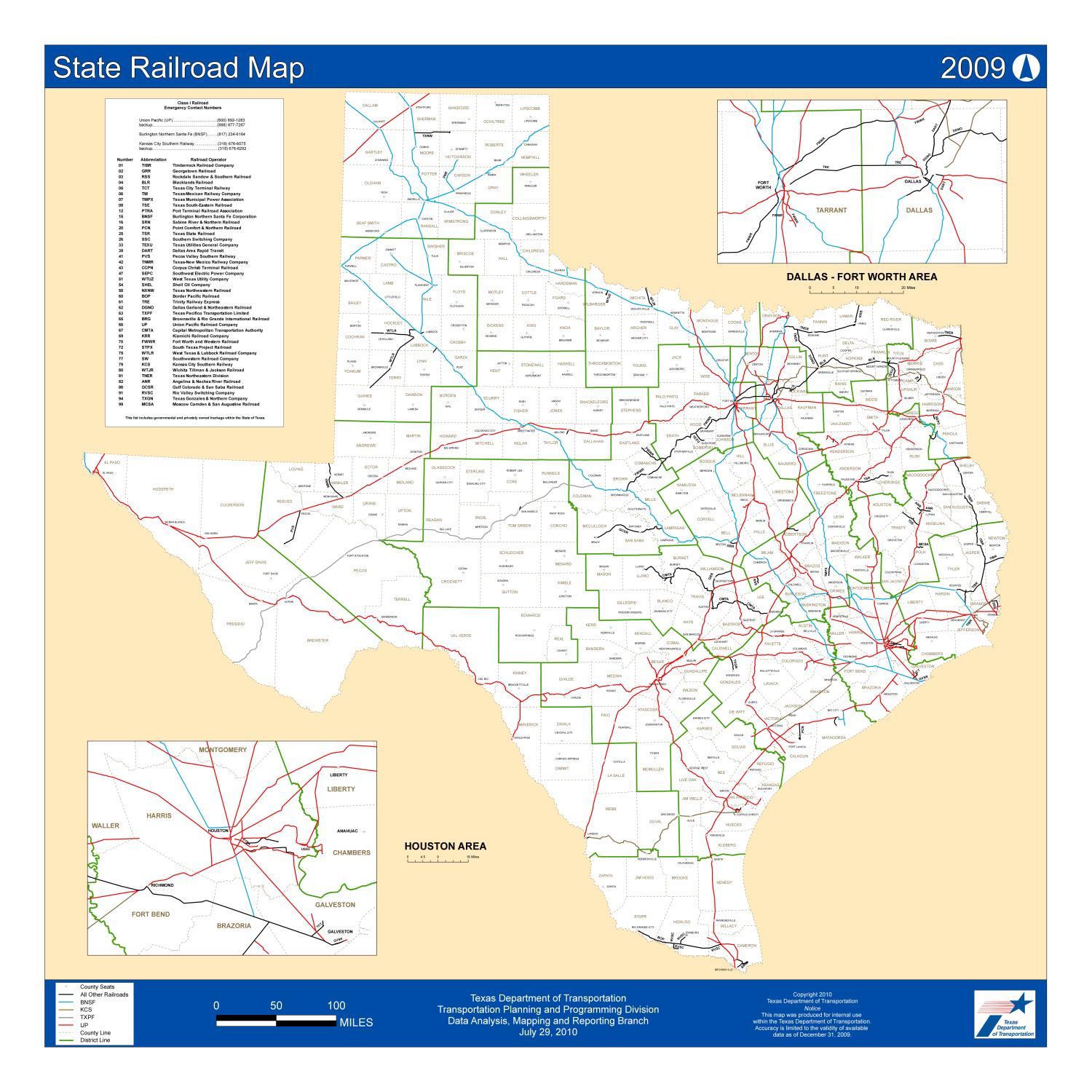 texas railroad system maps