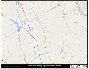 Primary view of object titled 'Dallas to Houston High-Speed Rail Environmental Impact Statement: Leon County'.