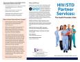 Pamphlet: HIV/STD Partner Services: The Health Provider's Role