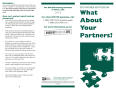 Pamphlet: STD Partner Notification: What About Your Partners?