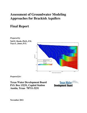 Assessment of Groundwater Modeling Approaches for Brackish Aquifers :  Final Report