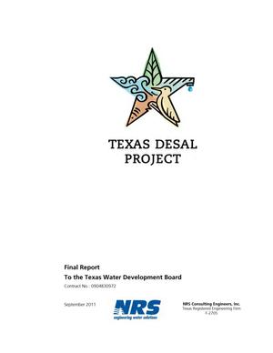 Primary view of object titled 'Texas Desal Project: Final Report To the Texas Water Development Board'.