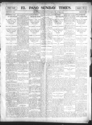 Primary view of object titled 'El Paso Sunday Times. (El Paso, Tex.), Vol. 22, Ed. 1 Sunday, September 21, 1902'.