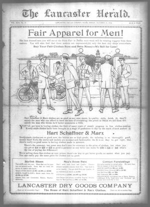 The Lancaster Herald. (Lancaster, Tex.), Vol. 26, No. 37, Ed. 1 Friday, October 11, 1912