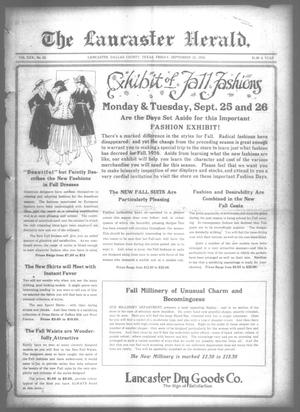 The Lancaster Herald. (Lancaster, Tex.), Vol. 30, No. 35, Ed. 1 Friday, September 22, 1916