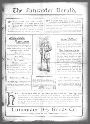 The Lancaster Herald. (Lancaster, Tex.), Vol. 24, No. 42, Ed. 1 Friday, November 18, 1910