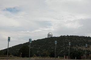 Primary view of object titled 'View of McDonald Observatory in the distance'.
