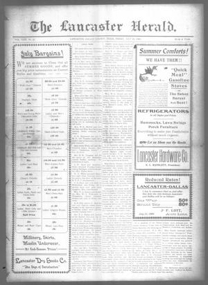 Primary view of object titled 'The Lancaster Herald. (Lancaster, Tex.), Vol. 22, No. 25, Ed. 1 Friday, July 23, 1909'.