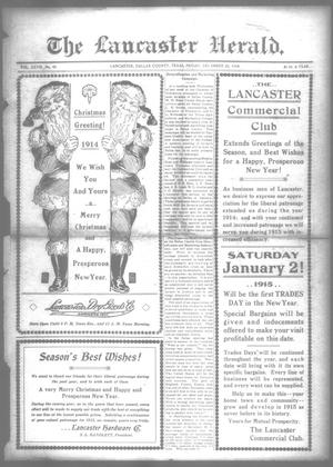 The Lancaster Herald. (Lancaster, Tex.), Vol. 28, No. 48, Ed. 1 Friday, December 25, 1914
