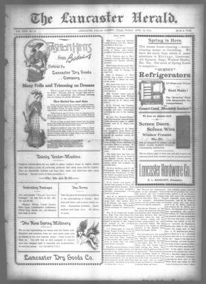 Primary view of object titled 'The Lancaster Herald. (Lancaster, Tex.), Vol. 26, No. 11, Ed. 1 Friday, April 12, 1912'.
