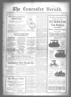 The Lancaster Herald. (Lancaster, Tex.), Vol. 29, No. 45, Ed. 1 Friday, December 3, 1915
