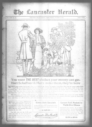 Primary view of object titled 'The Lancaster Herald. (Lancaster, Tex.), Vol. 27, No. 36, Ed. 1 Friday, October 3, 1913'.