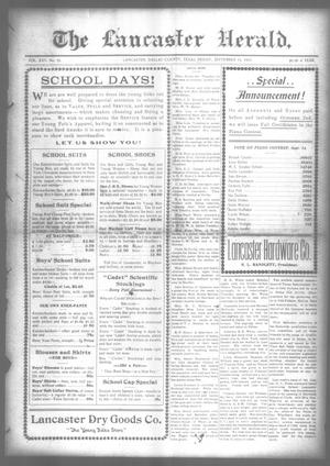 The Lancaster Herald. (Lancaster, Tex.), Vol. 25, No. 33, Ed. 1 Friday, September 15, 1911