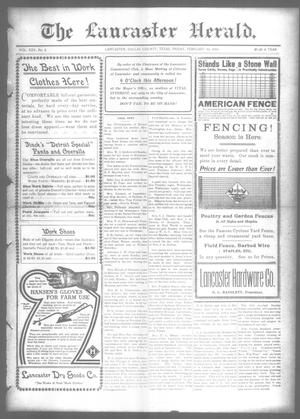 Primary view of object titled 'The Lancaster Herald. (Lancaster, Tex.), Vol. 25, No. 2, Ed. 1 Friday, February 10, 1911'.