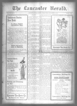 Primary view of object titled 'The Lancaster Herald. (Lancaster, Tex.), Vol. 26, No. 34, Ed. 1 Friday, September 20, 1912'.