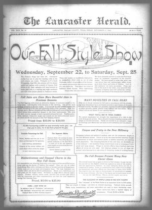 The Lancaster Herald. (Lancaster, Tex.), Vol. 29, No. 34, Ed. 1 Friday, September 17, 1915