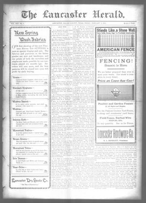 The Lancaster Herald. (Lancaster, Tex.), Vol. 25, No. 1, Ed. 1 Friday, February 3, 1911