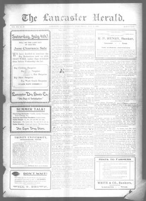 Primary view of object titled 'The Lancaster Herald. (Lancaster, Tex.), Vol. 21, No. 21, Ed. 1 Friday, June 26, 1908'.