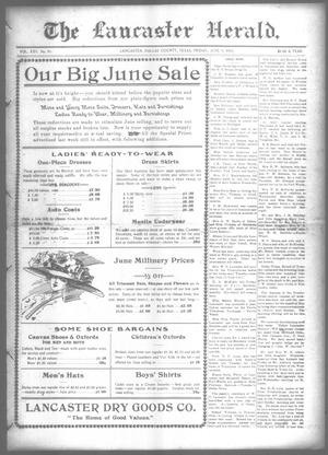 The Lancaster Herald. (Lancaster, Tex.), Vol. 25, No. 19, Ed. 1 Friday, June 9, 1911