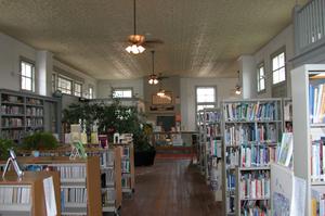 Primary view of object titled 'Jeff Davis County Library, interior'.